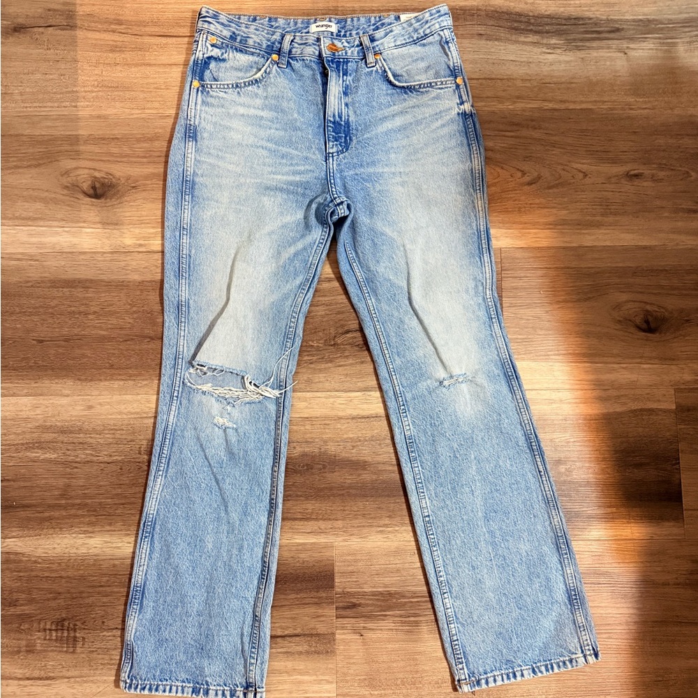 Straight leg wrangler jeans